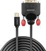 LINDY Mini DisplayPort / DVI Adapter cable Mini DisplayPort plug, DVI-D 18+1-pin plug 1.00 m Black 41951 DisplayPort cable
