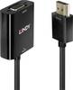 LINDY HDMI / VGA Adapter cable HDMI-A plug, VGA 15-pin socket 0.10 m Black 38291 HDMI cable