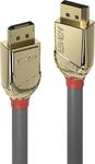 Lindy 10m DisplayPort 1.2 Cable, Gold Line