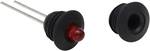 Donau Elektronik 5 SC LED socket Rubber Suitable for LED 5 mm