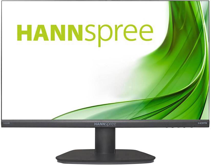 Hannspree HS248PPB LED 60.5 cm (23.8 inch) EEC A+ (A++ - E) 1920 x 1080 p Full HD 5 ms HDMI™, VGA, DisplayPort, Headphone jack (3.5 mm) IPS LED