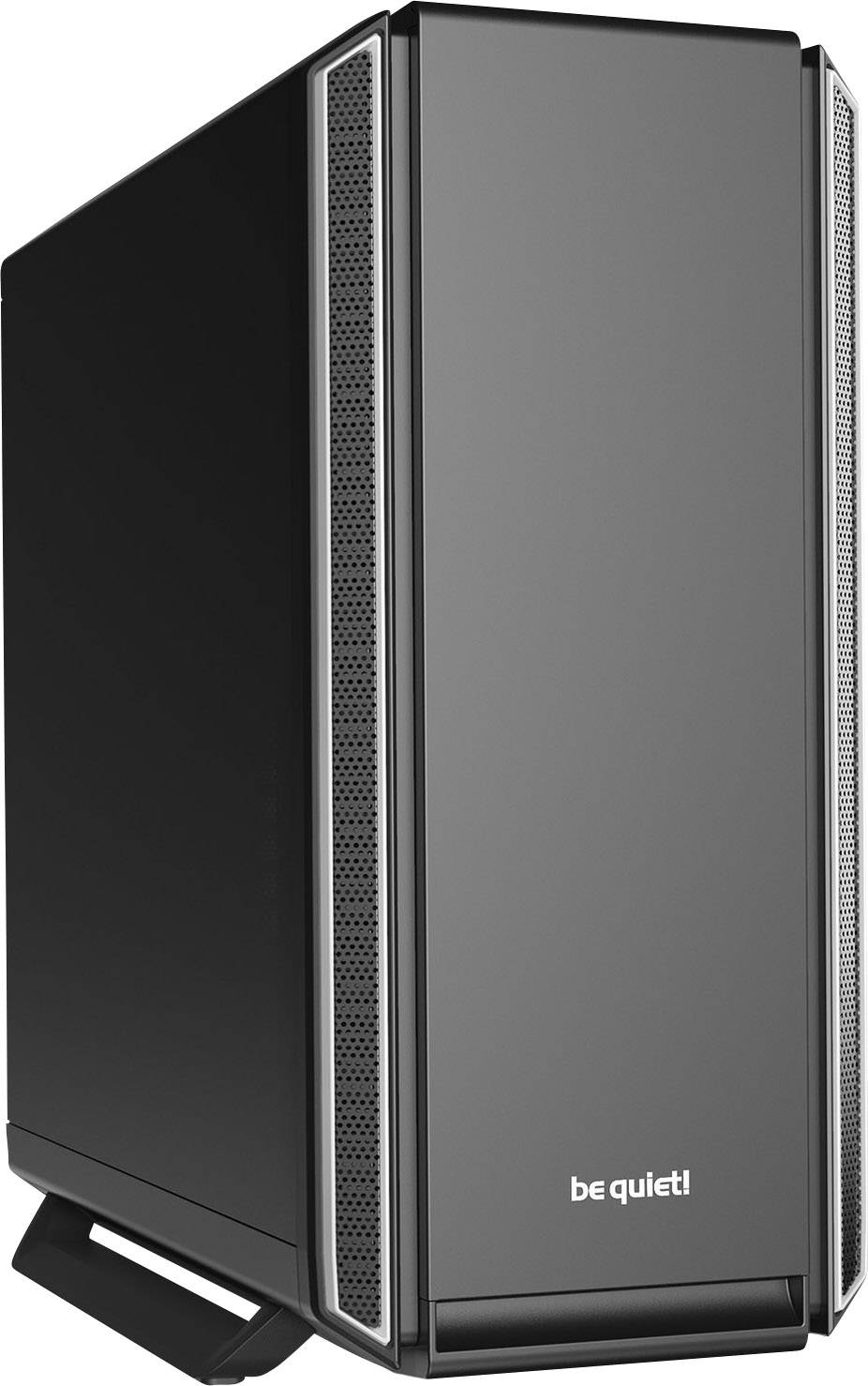 BeQuiet Silent Base 801 Midi tower PC casing Black, Silver 3 built-in fans, Dust filter, Insulated