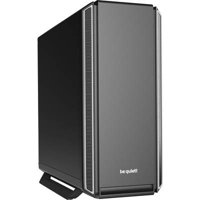 BeQuiet Silent Base 801 Midi tower PC casing Black, Silver 3 built-in fans, Dust filter, Insulated