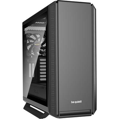 BeQuiet Silent Base 801 Windows Midi tower PC casing Black 3 built-in fans, Insulated, Window, Dust filter