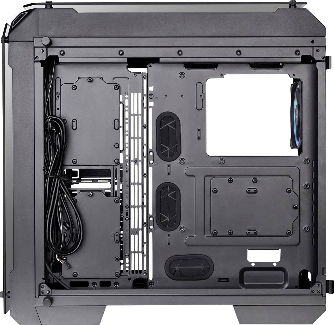 Thermaltake View 71 Tempered Glass Rgb Plus Full Tower Pc Casing Black Rgb 4 Built In Led Fans Window Tool Free Hdd B Conrad Com