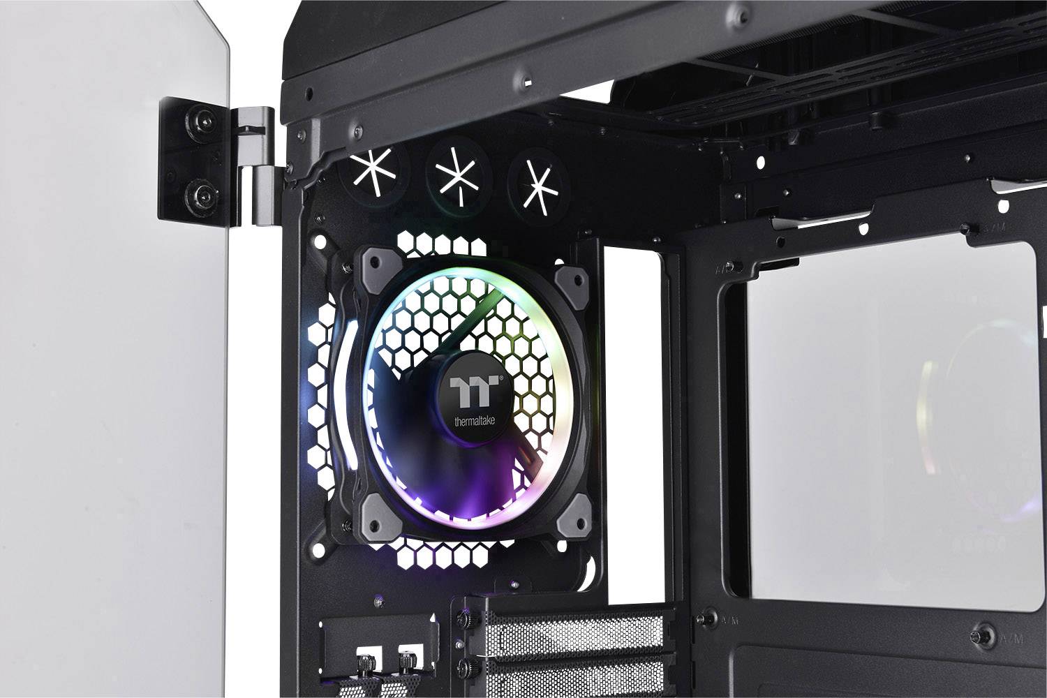 Thermaltake View 71 Tempered Glass Rgb Plus Full Tower Pc Casing Black Rgb 4 Built In Led Fans Window Tool Free Hdd B Conrad Com