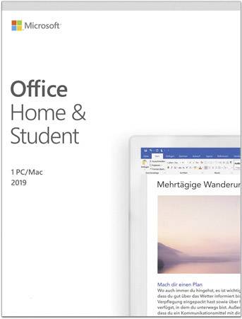 Microsoft Office Home & Student 2019 Full version, 1 license Windows, Mac OS Office package