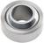 A cylindrical metal ball bearing with a smooth surface, used for mechanical applications.