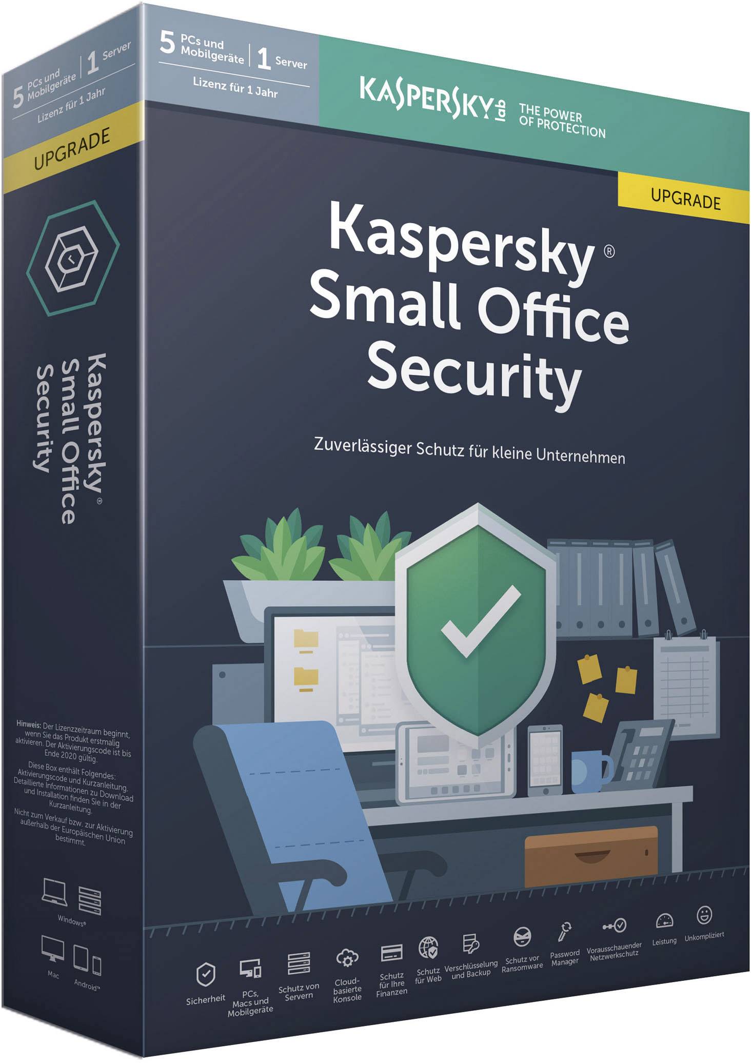 Kaspersky Upgrade, 5 licences Windows Antivirus, Security 