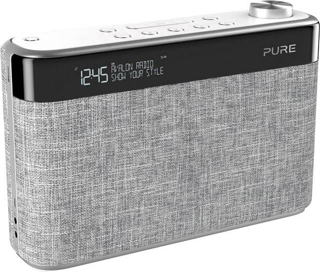 Pure Avalon N5 Portable radio FM AUX, Bluetooth Light grey