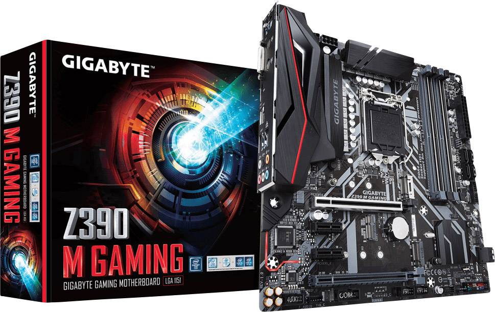 Gigabyte Z390 M GAMING Motherboard PC base Intel® 1151v2 Form factor Micro-ATX Motherboard chipset Intel® Z390