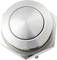 Silver round metal switch on a hexagonal base.