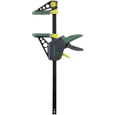 One-handed clamp PRO 100/450 mm EHZ Wolfcraft 3032000 Span width (max.):450 mm  Nosing length:100 mm