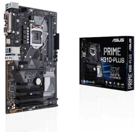 Asus PRIME H310-PLUS Motherboard PC base Intel® 1151 Form factor ...