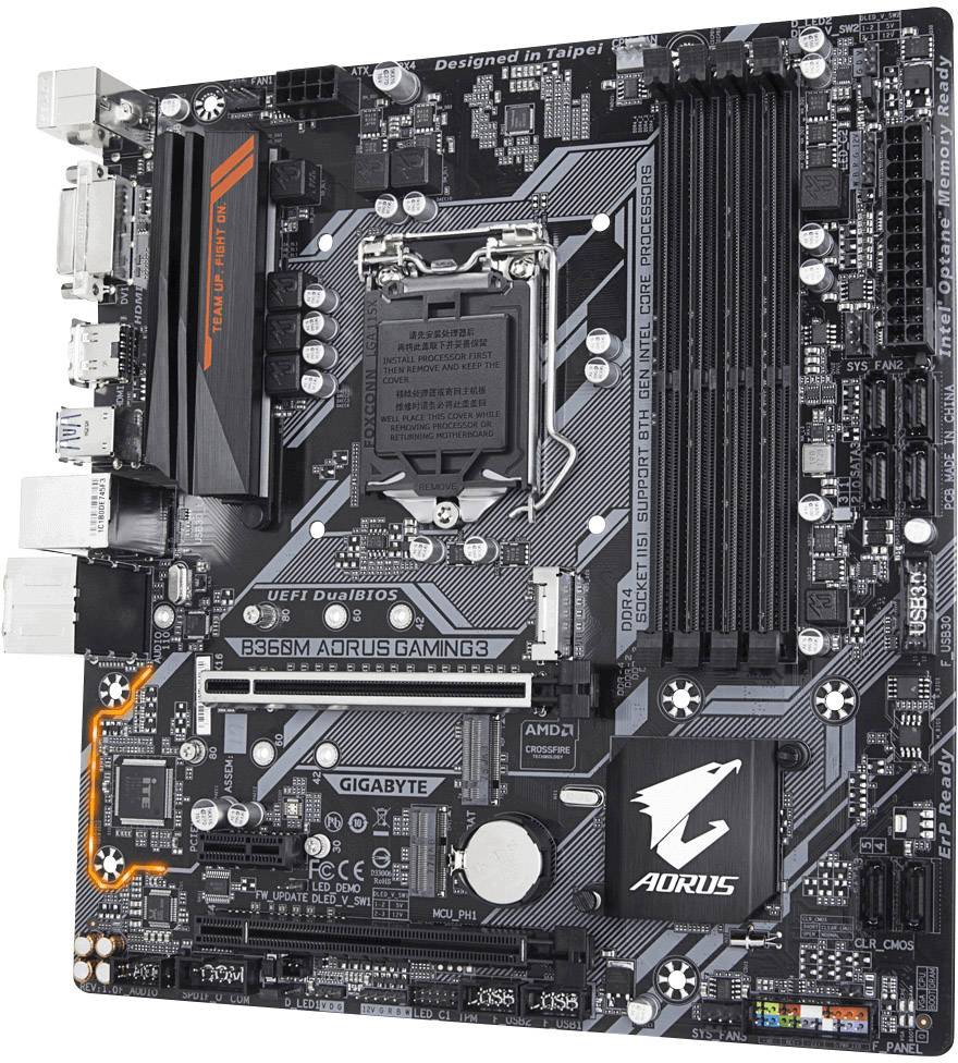 Gigabyte B360M AORUS GAMING 3 Motherboard PC base Intel® 1151 Form ...