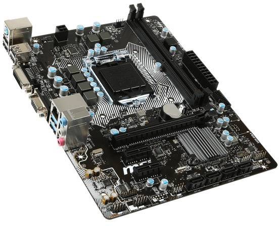 MSI H110M PRO-VD Motherboard PC base Intel® 1151 Form factor (details) Micro-ATX Motherboard chipset Intel® H110-3