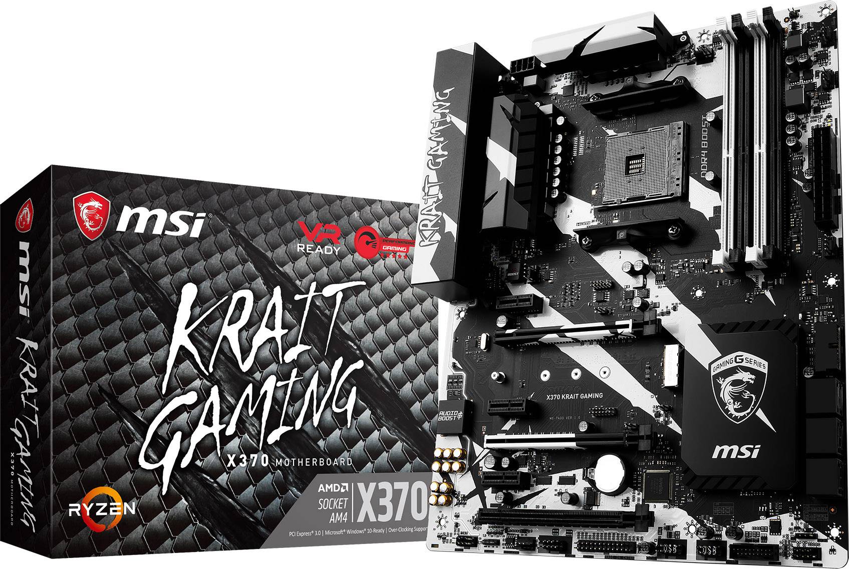 MSI X370 KRAIT GAMING Motherboard PC base AMD AM4 Form factor (details