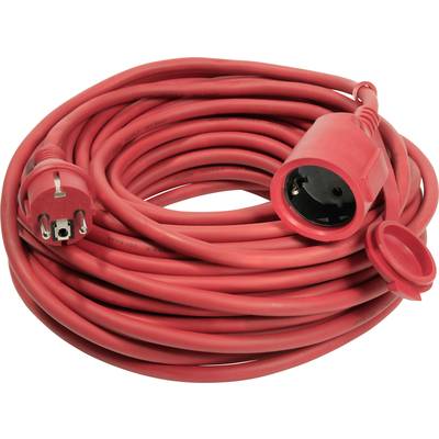 AS Schwabe 60264 Current Cable extension   Red 25.00 m H05RR-F 3G 1,5 mm² 