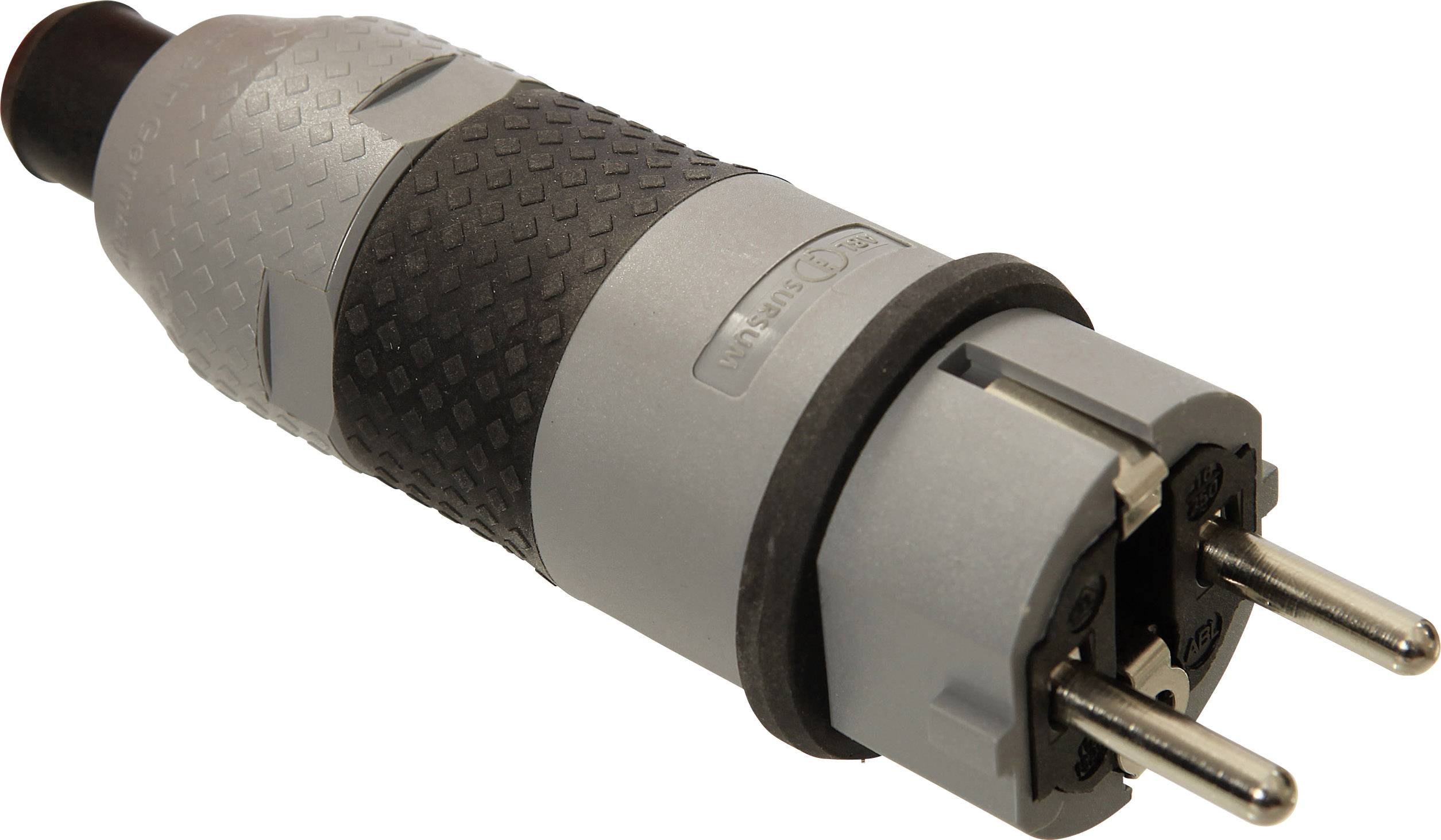AS Schwabe 62232 Safety plug Plastic 230 V Grey IP54