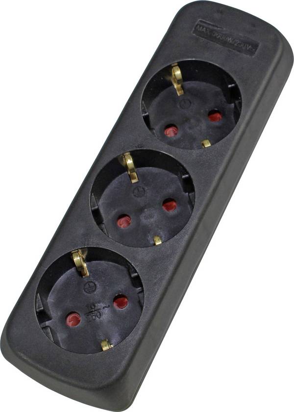 AS Schwabe 11732 Power strip Black 1 pc(s)