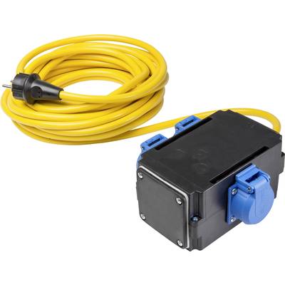 Image of AS Schwabe 61540 Current Cable extension 16 A Yellow 10.00 m