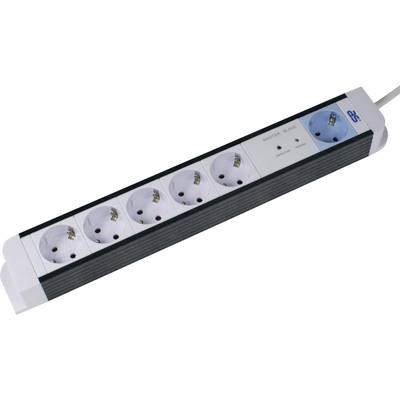 Image of AS Schwabe 18672 Smart power strips (Master-Slave strips) White, Black PG connector 1 pc(s)