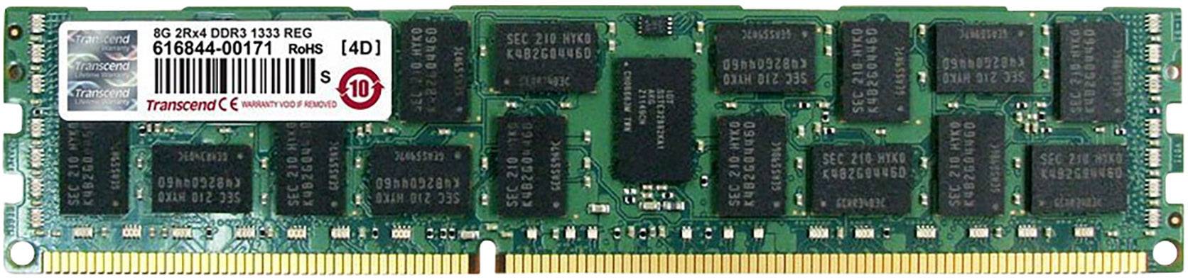 Transcend JetMemory PC RAM card DDR3 8 GB 1 x 8 GB ECC 1333 MHz 240-pin DIMM CL9 TS8GJMA333Y