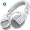 Pioneer DJ HDJ-X5BT Over-ear headphones Bluetooth® (1075101), Corded (1075100) White Foldable, Headset, Battery indicator DJ