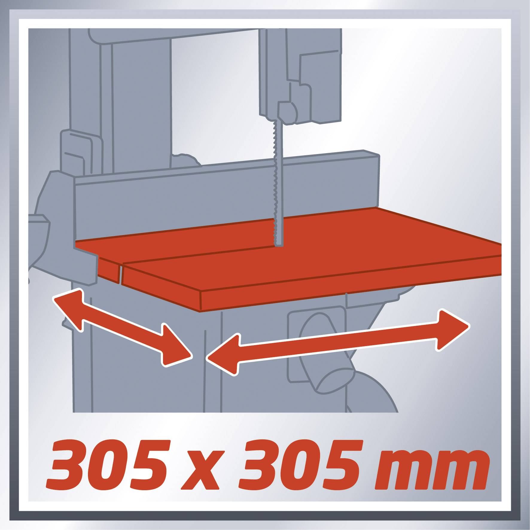 Symbol image for Einhell Band saw TC-SB 200/1 Cutting depth (max.) 80 mm 230 V 250 W Saw blade length 1400 mm