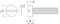 Technical drawing of a screw with specifications for diameter A, length B, head width C and core diameter D.