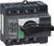 'Schneider Electric Compact INS 63' load switch, 63A, black, with ON/OFF switch and technical details on the label.