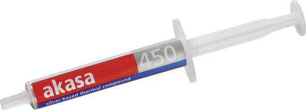 Akasa AK-450-5G Thermally conductive paste 9.24 W/mK 5 g Max. temperature: 200 °C