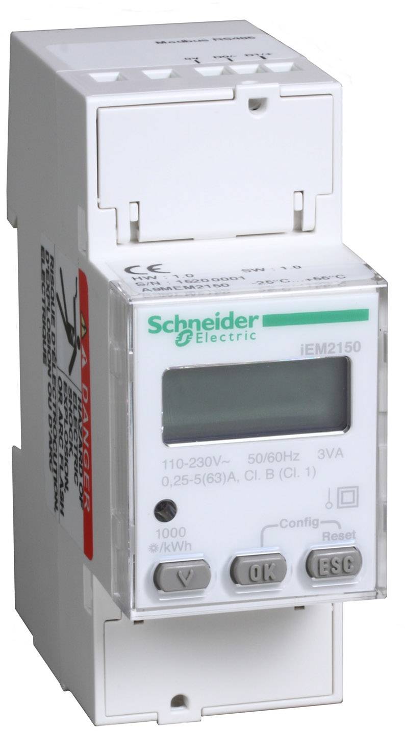 Schneider Electric A9MEM2150 A9MEM2150 Electricity meter Digital 63 A 1 pc(s)