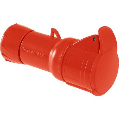 Industrial circular electrical connector, designed for high current loads. Suitable for use in demanding environments.
