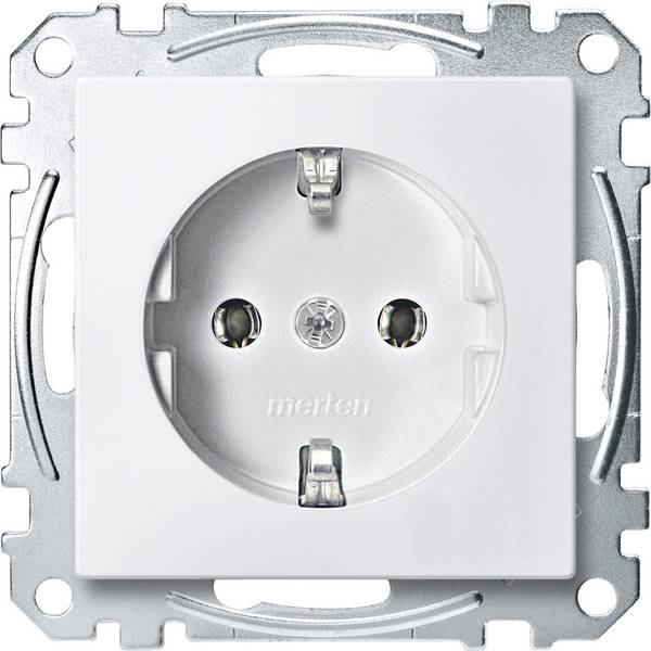 Merten   Socket System M Polar white MEG2301-0619 1 pc(s)