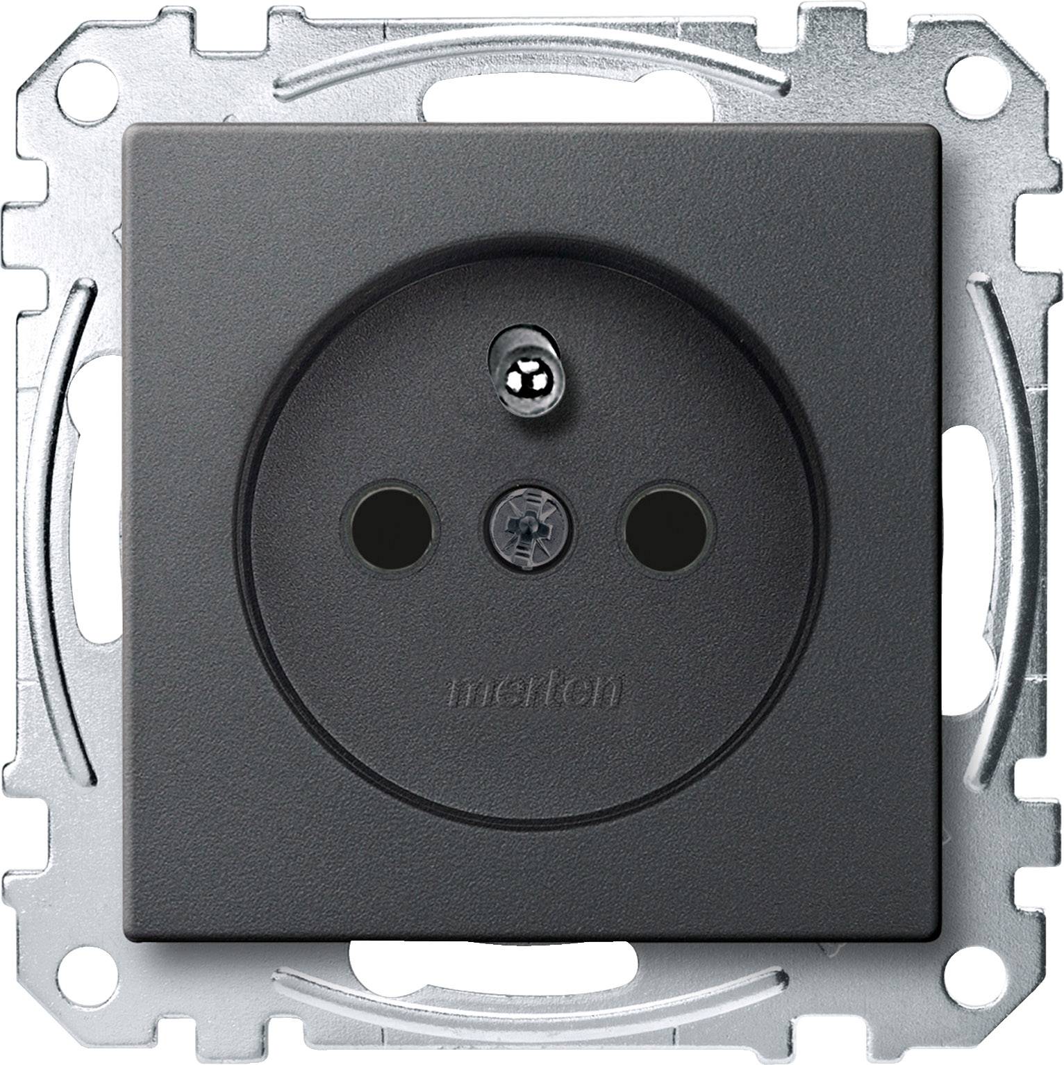 Merten Socket System M Anthracite Meg2600 0414