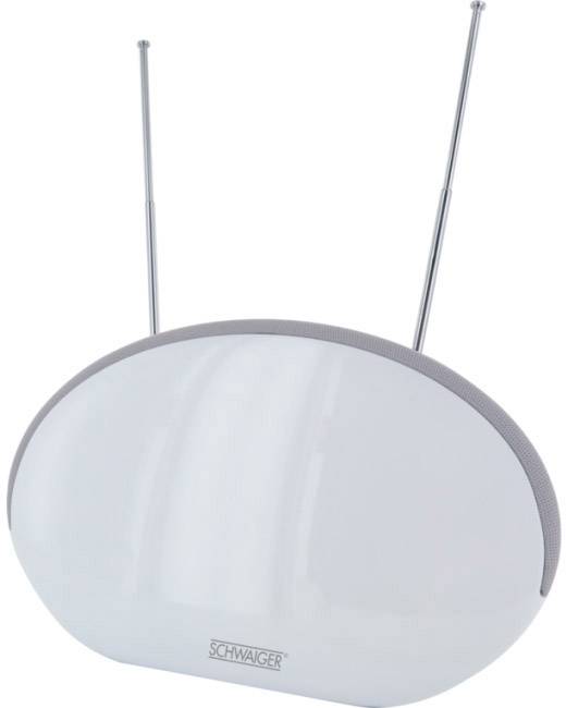 Schwaiger ZA200 DVB-T/T2 active planar antenna Indoors Amplification: 36 dB White-3