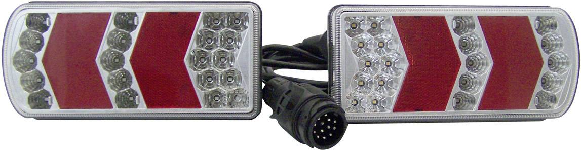 Berger & Schroeter Trailer lighting set 13-pin Turn signal, Brake light, Number plate light, Rear fog lamp, Reflector , Reversing lamps, Tail light rear 12 V