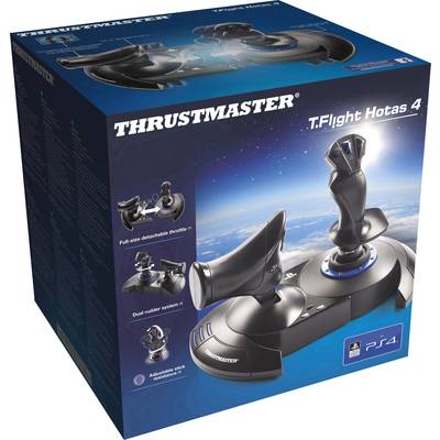 Buy Thrustmaster T.Flight Hotas 4 Flight sim joystick USB PlayStation 4, PC  Black, Blue