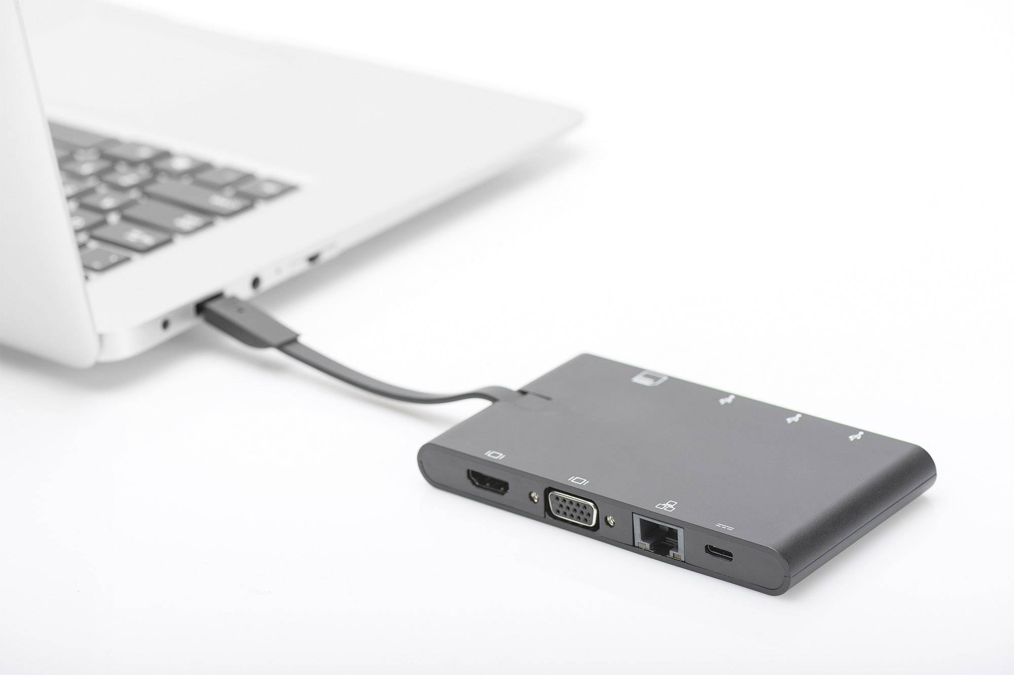 Digitus Laptop docking station DIGITUS Compatible with (brand): Universal Charging function-4