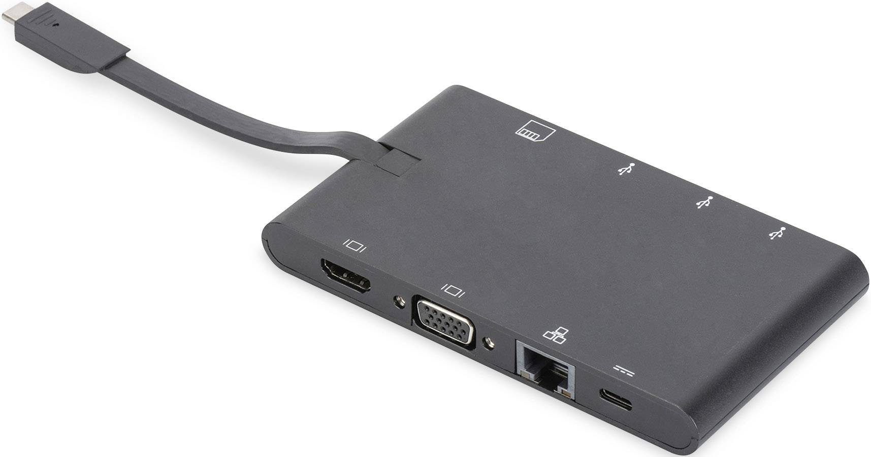 Digitus Laptop docking station DIGITUS Compatible with (brand): Universal Charging function-6