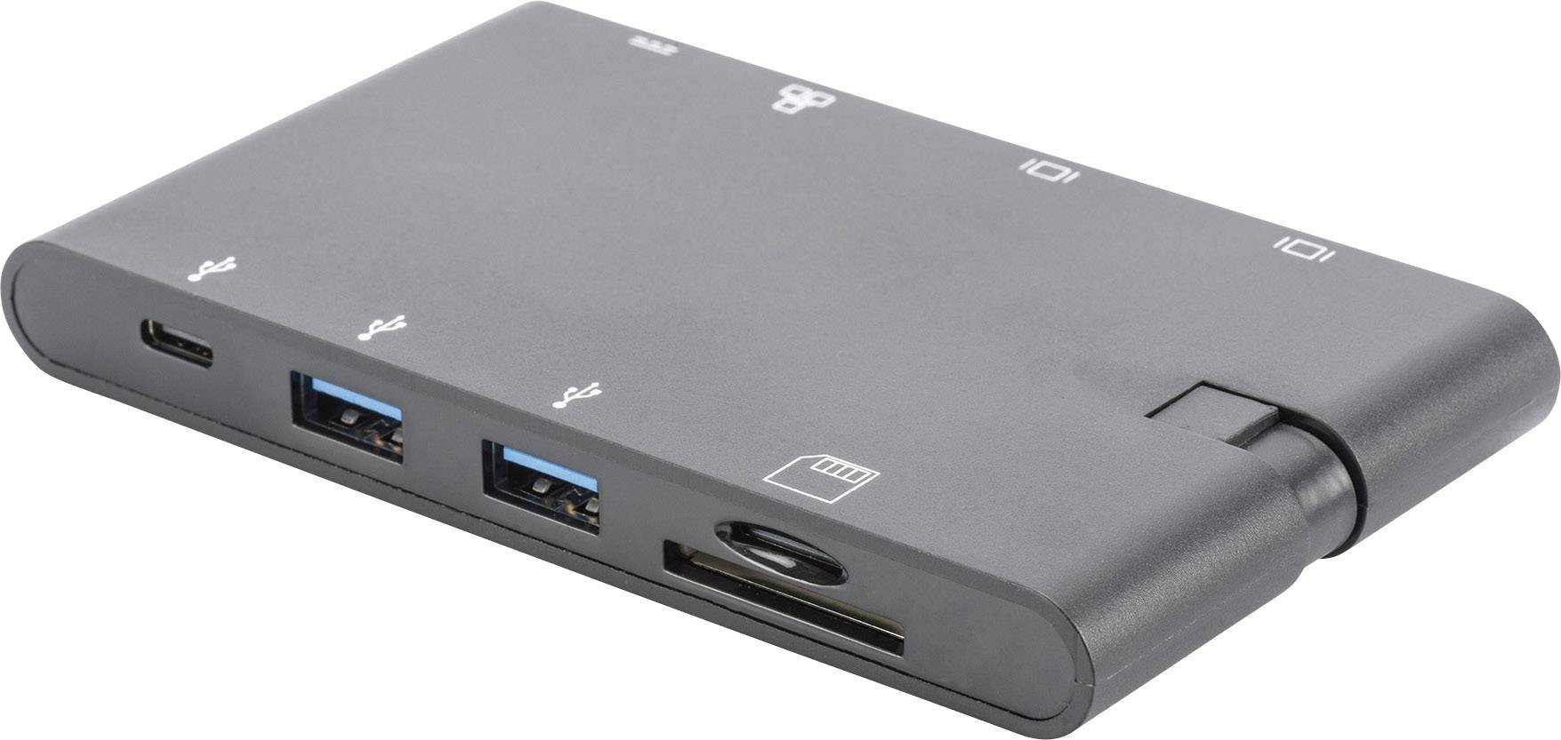 Digitus Laptop docking station DIGITUS Compatible with (brand): Universal Charging function-7