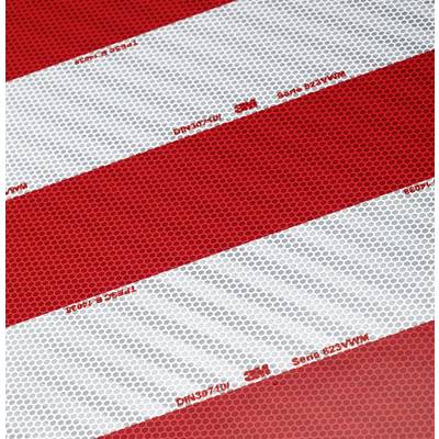 3M 823i 10er 744212 Container hazard warning stripe Red (reflecting), White (reflecting) 1 Set (L x W) 705 mm x 141 mm