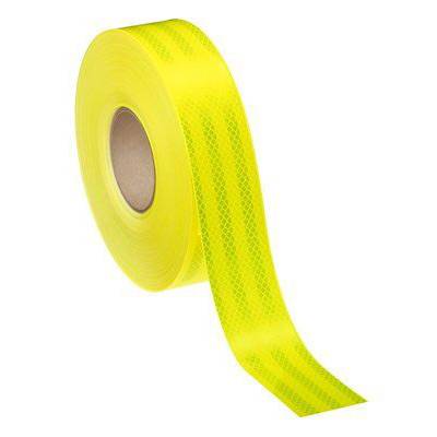 3M Diamond Grade™ 983-23 98323ES Reflective tape Yellow, Green, Select yellow 45.7 m (L x W) 45.7 m x 53.5 mm