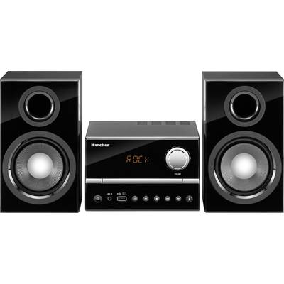 Karcher MC 6445 Audio system AUX, CD, FM, USB, 2 x 15 W Black