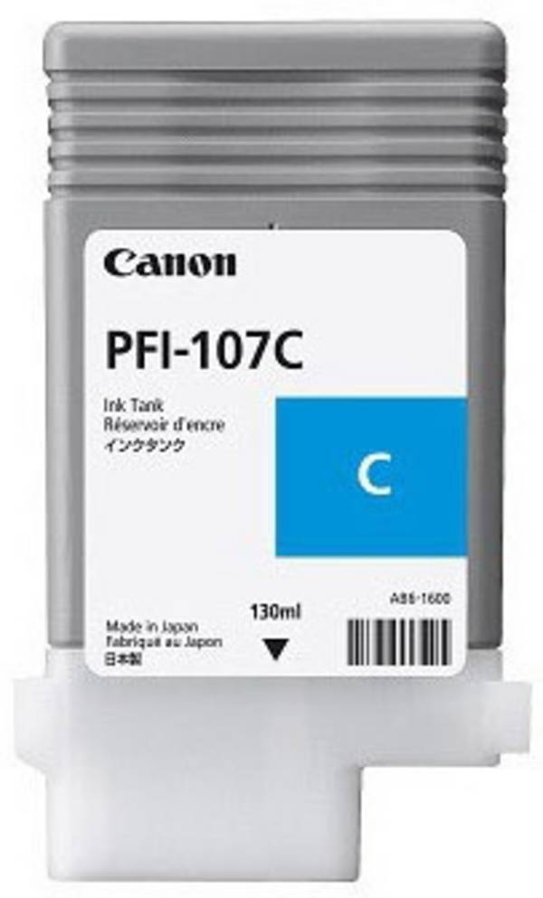 Canon Ink cartridge PFI-107C Original Single Cyan 6706B001