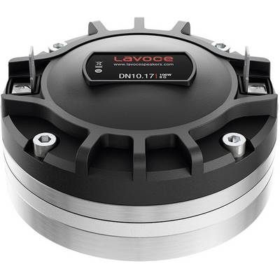 'Lavoces DN10.17' Metal and Plastic Driver Unit, used for loudspeaker systems in audio applications.