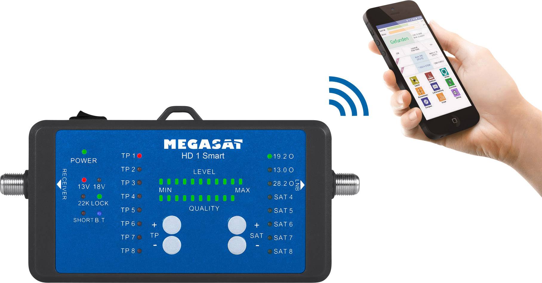 MegaSat HD 1 smart SAT finder kit