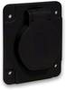 Schneider Electric PKS61N Flush-mount socket IP54, IK08 Black