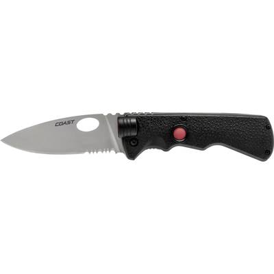 Coast Light-Knife LK375 139901 Pocket knife + clip, incl. LED light  Black